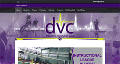 Desktop Screenshot of defiancevolleyballclub.com